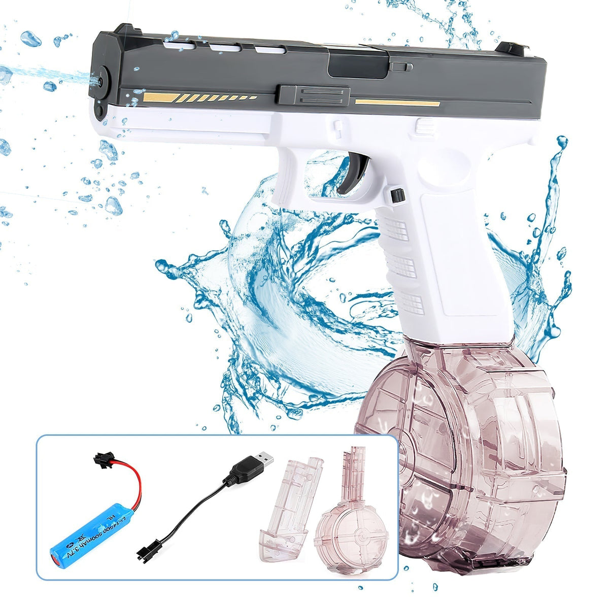 ๐ฆ๐Glock Electric Water Gun ๐ | Rechargeable Automatic Water Blaster for Kids & Adults in UAE