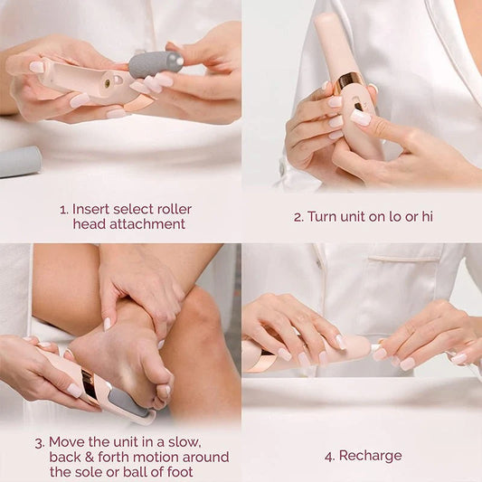 Premium Quality SmoothStep – Electric Foot File & Callus Remover