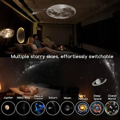 Galaxy Projector Night Lamp – 6 Lens