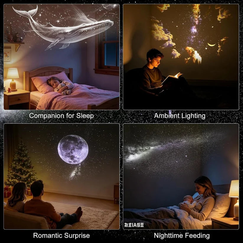 Galaxy Projector Night Lamp – 6 Lens