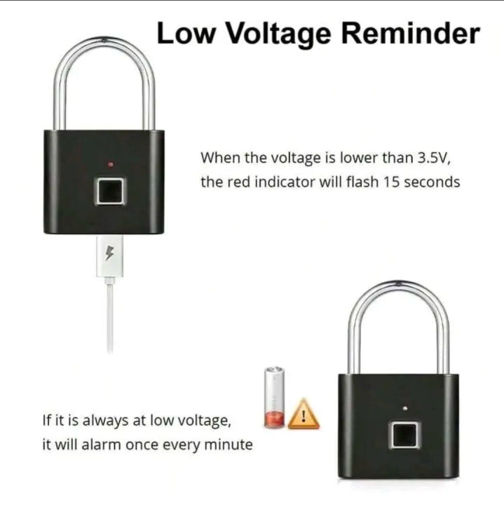 Fingerprint Lock Rechargeable High Quality