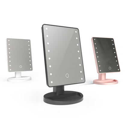 Large LED Makeup Mirror 💡 | 360° Rotating Light🔥