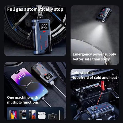 Portable Car Jump Starter with Digital Display ©